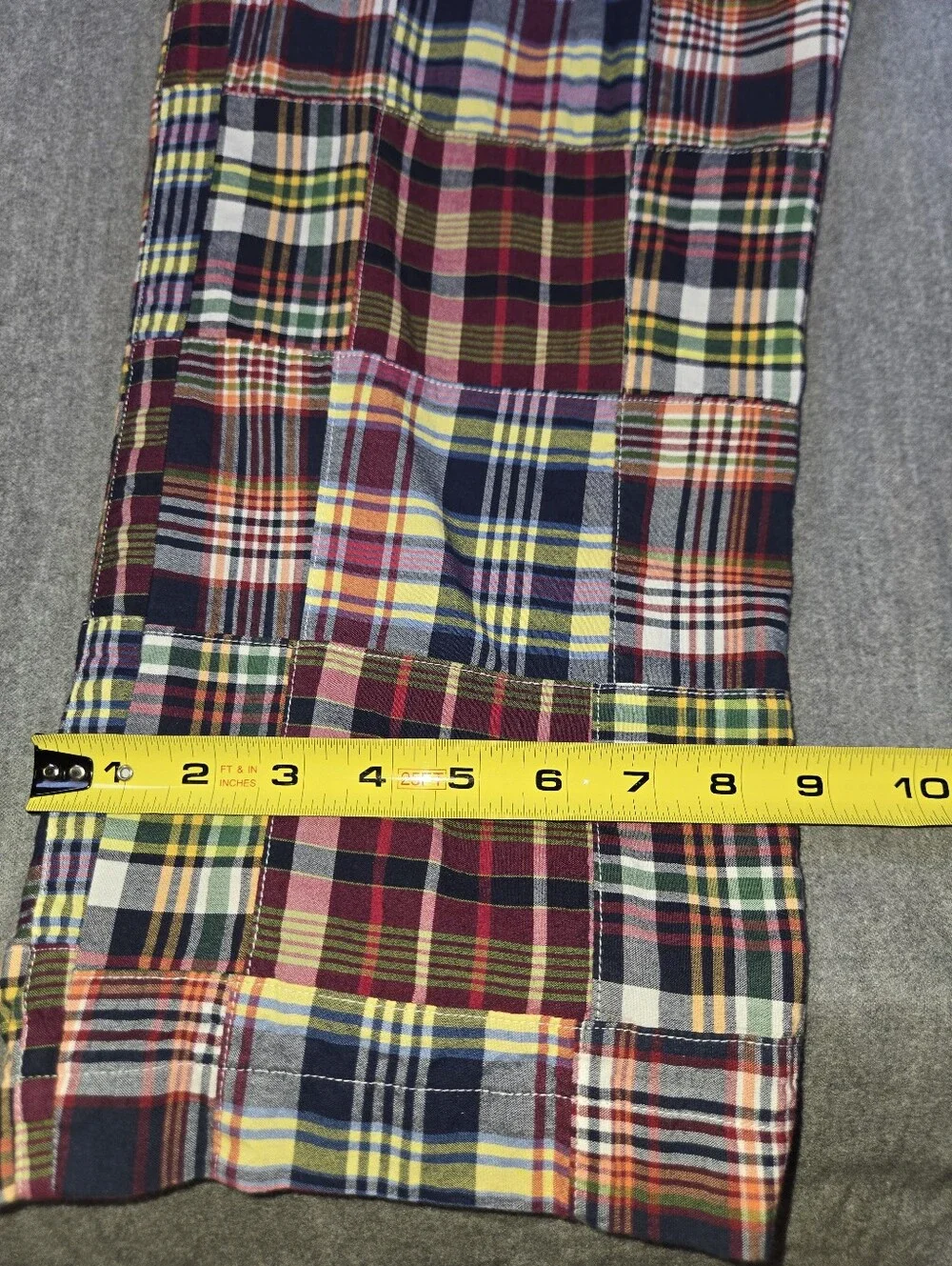 ​Brooks Brothers “346” Multicolor Patchwork Madras Pants - W38/L30